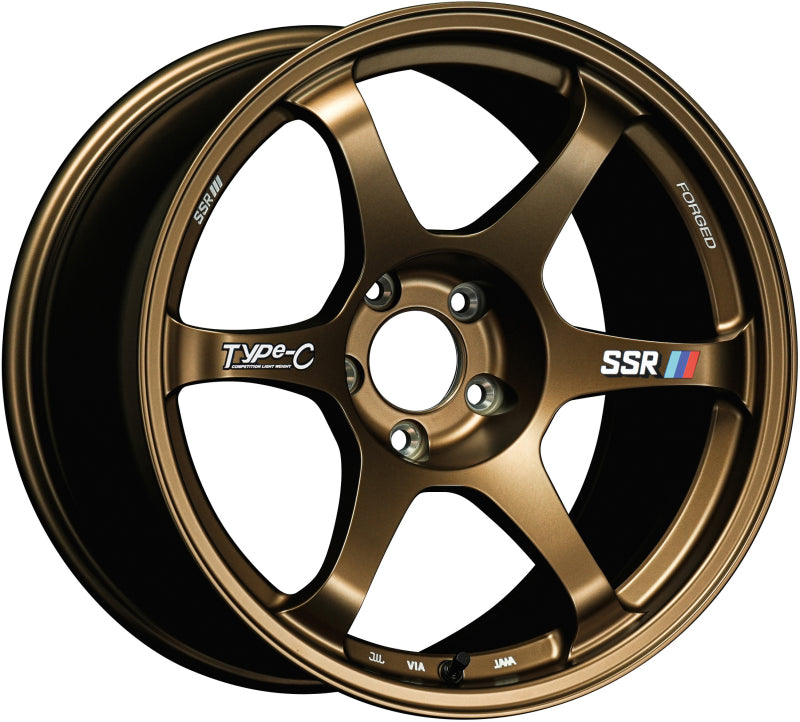 SSR Type-C Forged 18x9.5 +38 5/114.3 - Racing Bronze Wheel