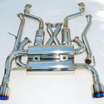 Invidia 07+ Infiniti G37 Coupe Gemini Single Layer Titanium Tip Cat-back Exhaust