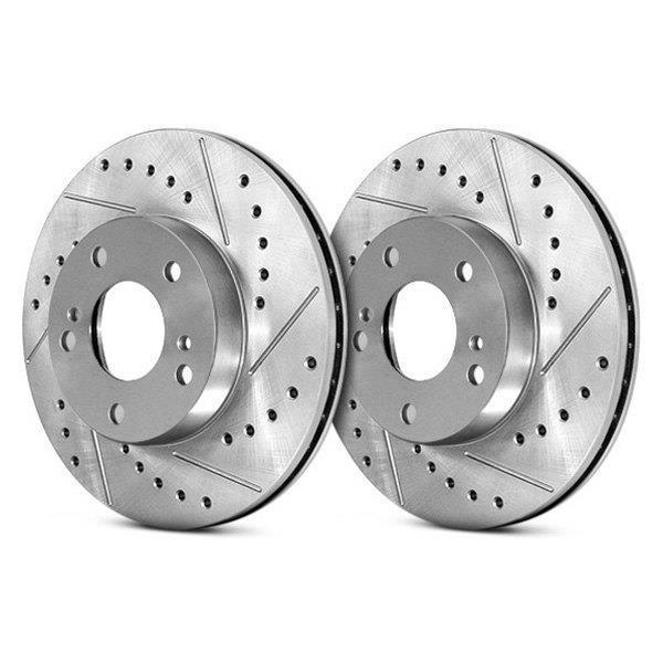 StopTech Select Sport 07-11 GM Silverado 1500 Slotted and Drilled Right Front Rotor
