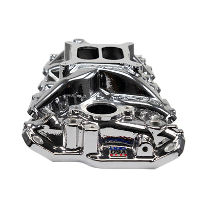 Edelbrock SBC Performer EPS Manifold - Chrome Plasma Coated