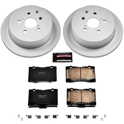 Power Stop 10-15 Lexus RX350 Rear Z17 Evolution Geomet Coated Brake Kit