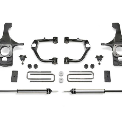 Fabtech 16-19 Toyota Tundra 4WD Trd Pro 2in UCA Kit w/Bjs & Dlss 2.5C/O & Rr Dlss
