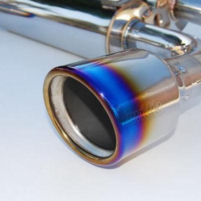 Invidia 02-08 Nissan 350z Gemini Rolled Titanium Tip Cat-back Exhaust