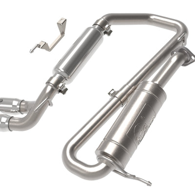 aFe 18-21 Suzuki Jimny Takeda 2-1/4in. 304 SS Cat-Back Exhaust w/ Polished Tip