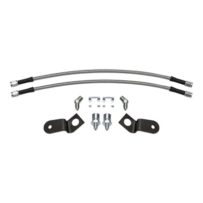 Wilwood 13-18 RAM 1500 4WD Braided Stainless Steel Flexline Hose Kit