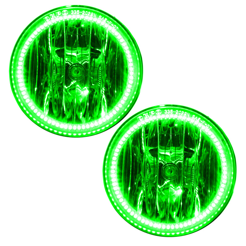 Oracle 08-16 Toyota Sequoia LED Fog Light Halo Kit - Green