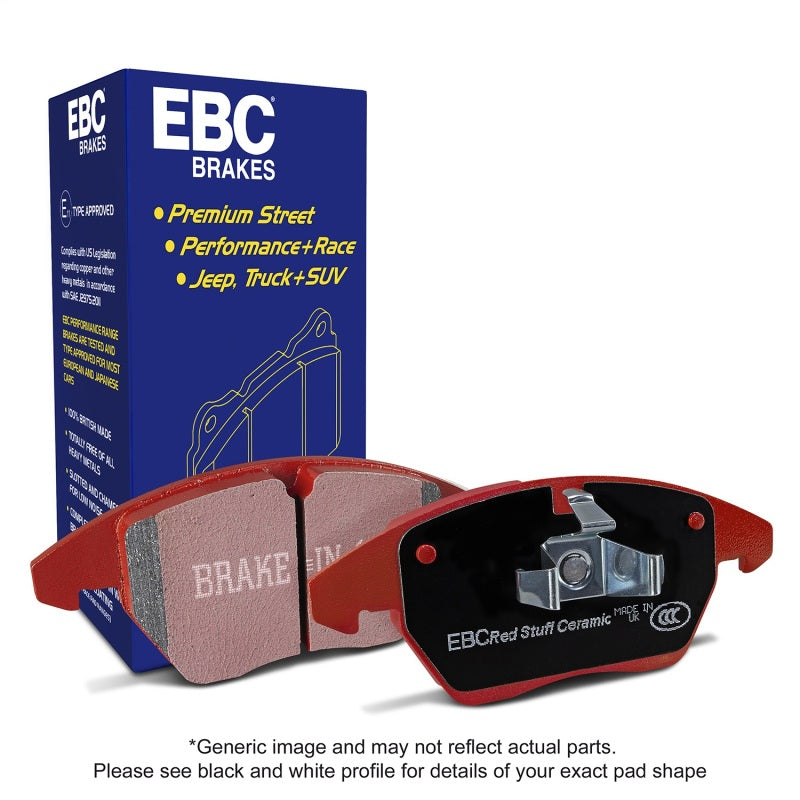 EBC 93-96 Buick Century 2.2 Redstuff Front Brake Pads