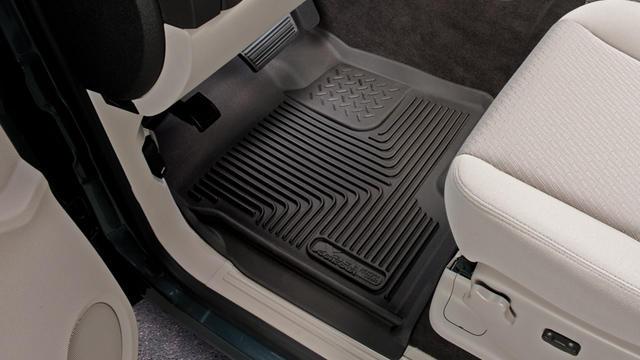 Husky Liners 21-23 Ford F-150 CC SC / 2017 F-250 SD CC X-Act Contour Rear Floor Liners - Black