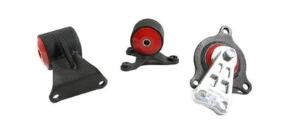 Innovative 02-06 Acura RSX Replacement Black Aluminum Mount Kit 95A Bushings - K Series