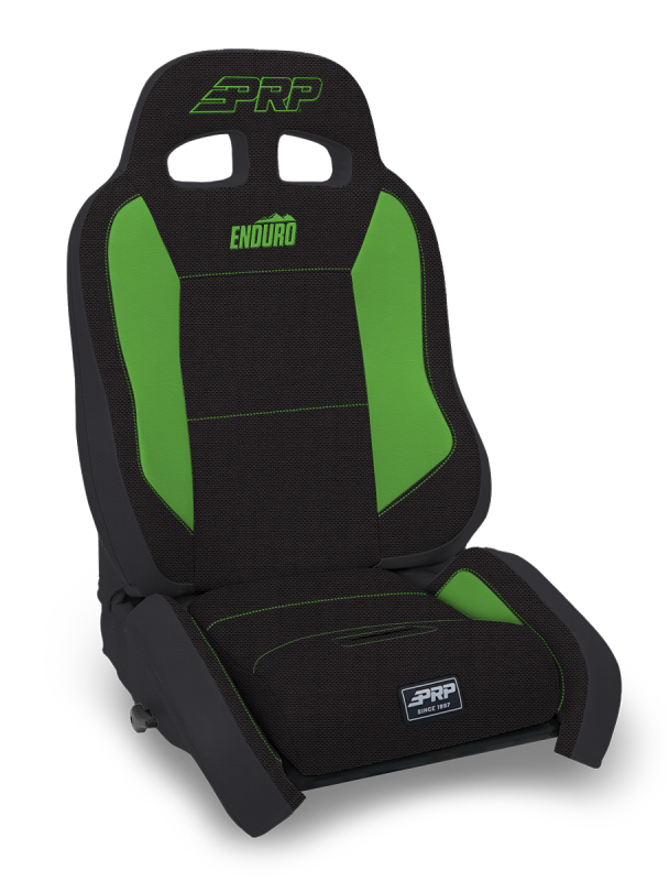 PRP EnduroCrawl Reclining Suspension Seat - Black/Green Tweed - Passenger