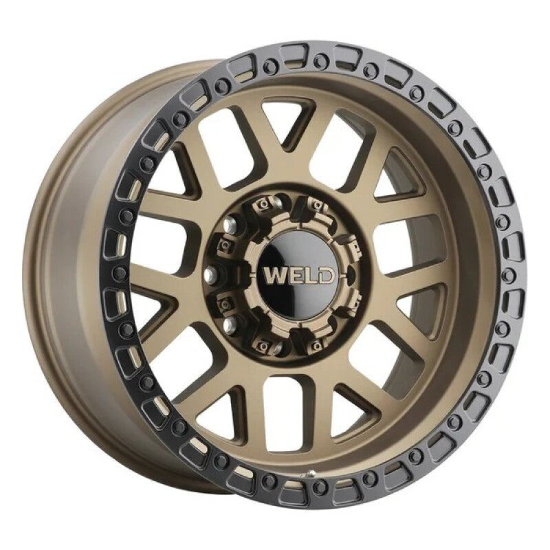 Weld Off-Road W115 20X10 Cinch8x170 ET -18 BS 4.75 Satin Bronze / Satin Black Ring 125.1 CB