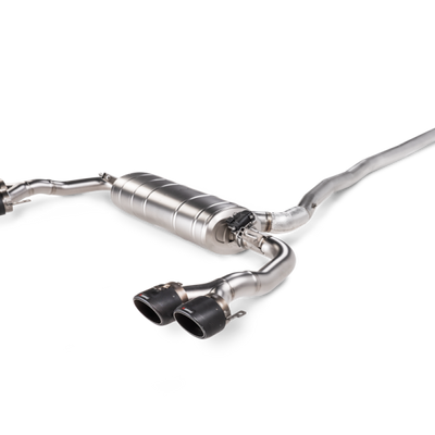 Akrapovic 2024+ Mercedes-AMG CLA 45 / CLA 45 S (C118/x118) Evo Line Cat Back (Titanium) w/ CF Tips