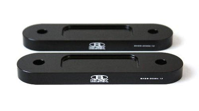 BLOX Honda S2000 Racing Front 12mm Thin Spacer Bump Steer Kit - Black (Lowered 1in and more)