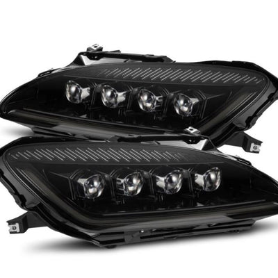 AlphaRex 99-09 Honda S2000 NOVA-Series Projector LED Headlights - Alpha-Black