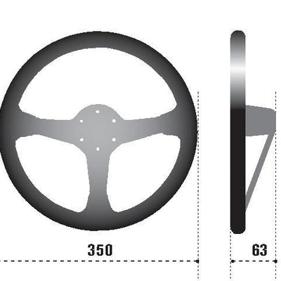 Sparco Steering Wheel L777 Suede Black