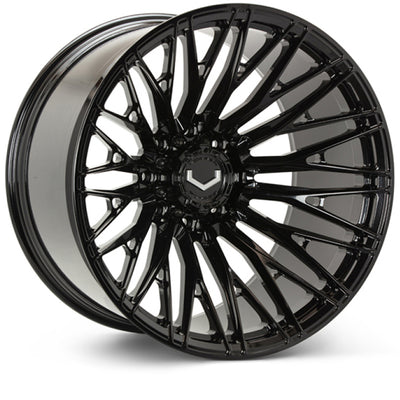 Vossen VFX-04 22x10 - 8x165.1 - ET18 - Super Deep - 125.1 - Gloss Black Wheel