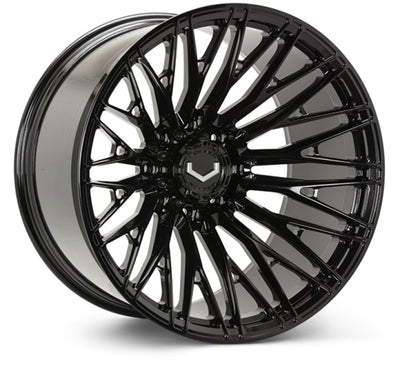 Vossen VFX-04 22x12 - 8x180 - ET44 - Ultra Deep - 124.3 - Gloss Black Wheel