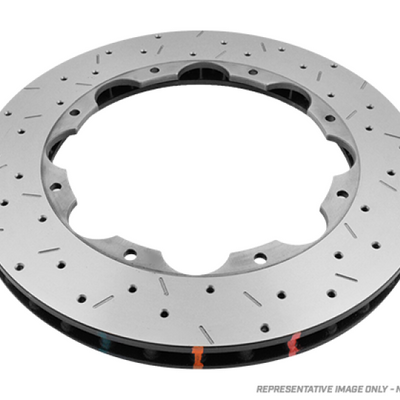 DBA 05-09 Audi A4 Sedan Front 5000 Series Drilled & Slotted Ring w/NAS Nuts