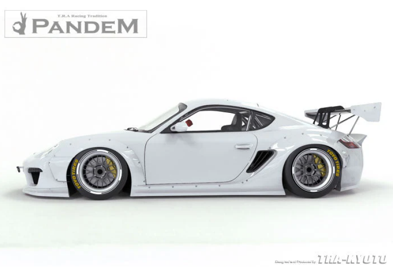 GReddy Pandem RB 09-12 Porsche Cayman V2 Rear Over-Fenders (Special Order)