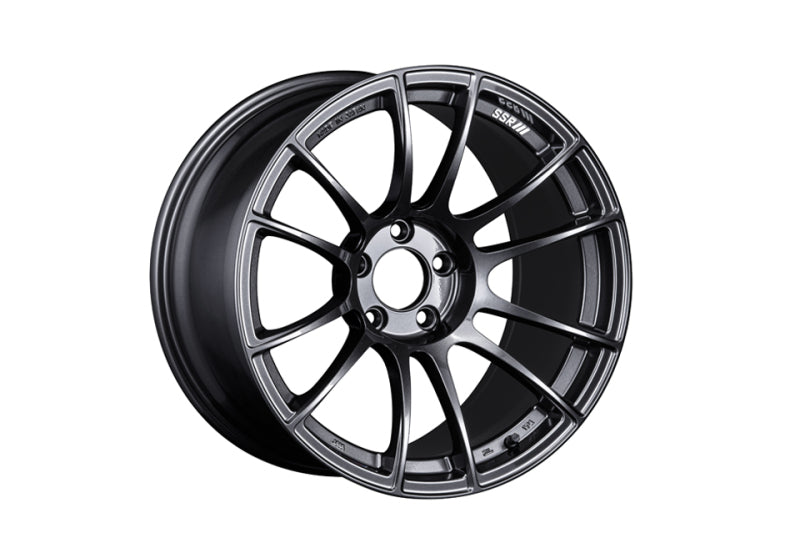 SSR GTX04 17x7 4x100 53mm Offset Dark Gunmetal Wheel