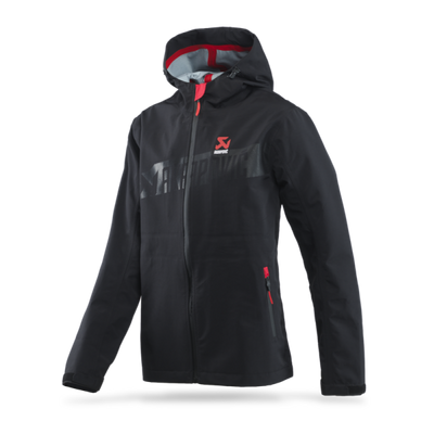 Akrapovic Womens Corpo Rain Jacket Black - 2XL