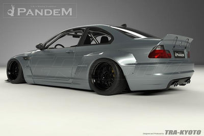GReddy 99-06 BMW E46 Coupe Pandem Wide Body Rear Fenders (SPECIAL ORDER)