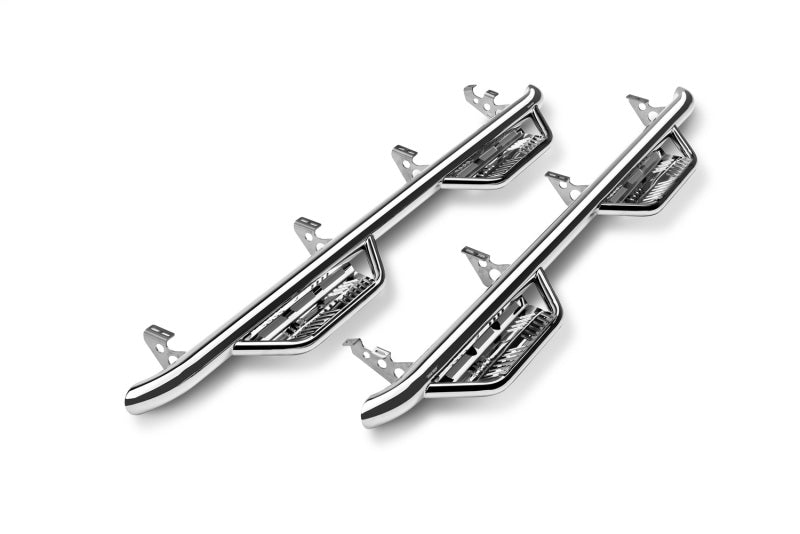 N-Fab Podium SS 09-17 Dodge Ram 1500 09-15.5 2500/3500/4500 Crew Cab - Polished Stainless - 3in