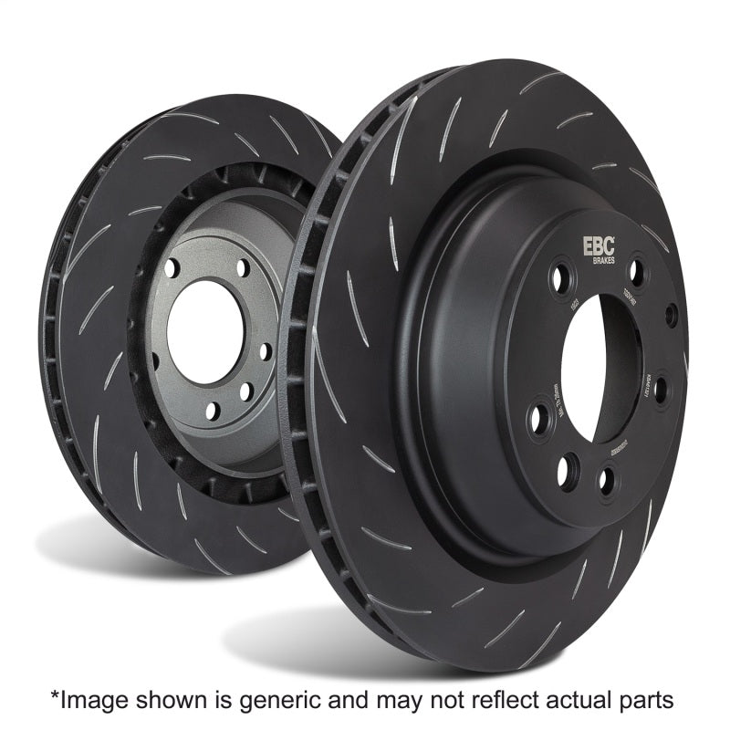 EBC Racing 13-14 Chevrolet SS 6.2 SG Series One Piece Rear Rotors
