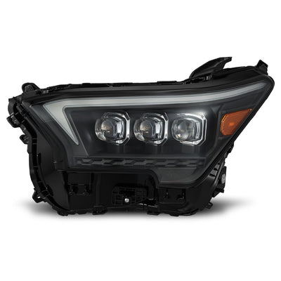 AlphaRex 2023+ Toyota Tacoma NOVA-Series LED Proj Headlights Black w/Actv Light & Seq. Sig + DRL