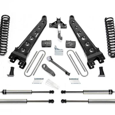 Fabtech 11-13 Ford F450/550 4WD 10 Lug 6in Rad Arm Sys w/Coils & Dlss Shks