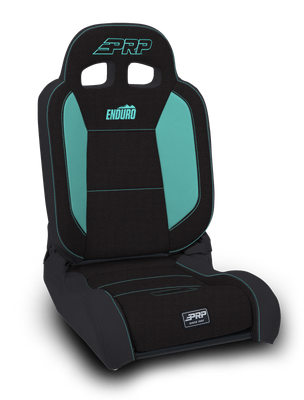 PRP EnduroDaily Reclining Suspension Seat - Black/Teal Tweed - Passenger