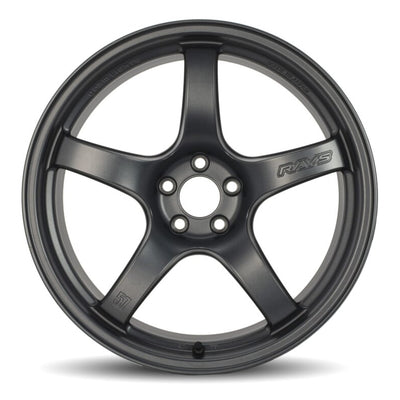 Gram Lights 57CR 18x8.5 +37 5x108 Glossy Gray Wheel