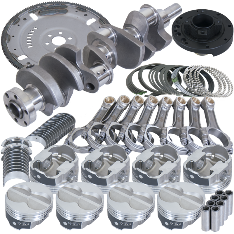Eagle Ford 302 3.400in Crank 5.400in I-Beam Rods 4.040in Pistons 164 Tooth FP Balanced Assembly