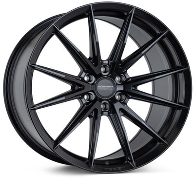 Vossen HFX-2 24x10 - 6x135 - ET25 - Deep - 87.1 - Satin Black Wheel