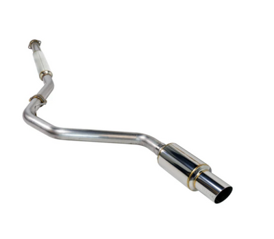 Remark 22+ Subaru WRX (VB) R1 Spec Single-Exit Stainless Catback Exhaust (Resonated)