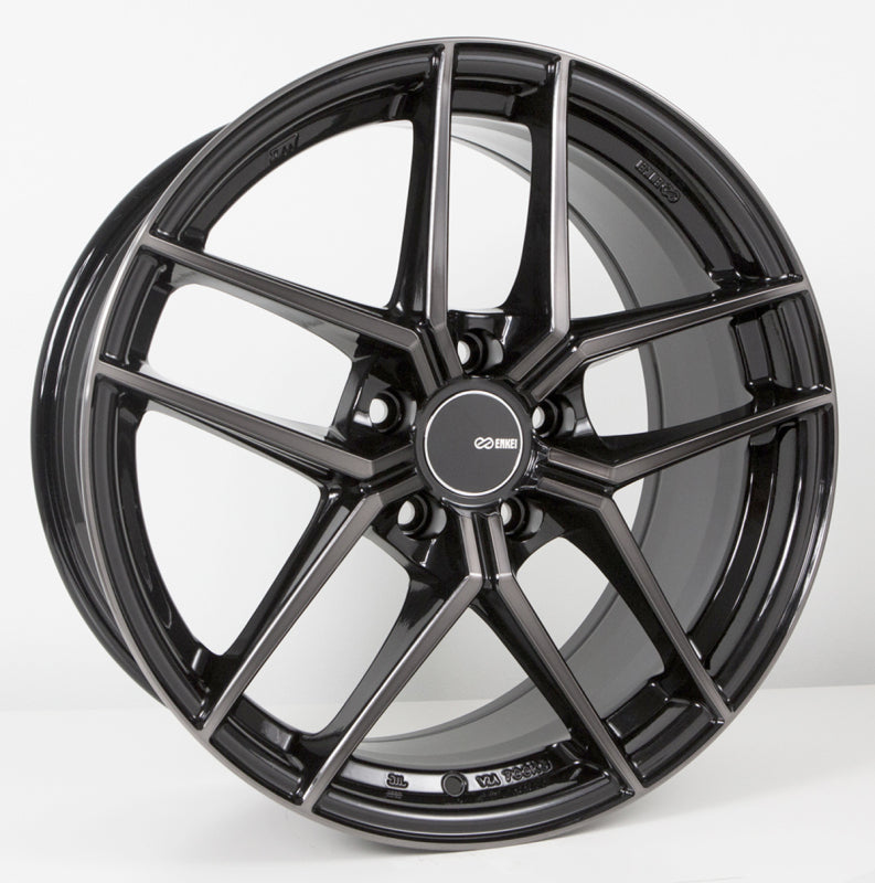 Enkei TY-5 18x8 5x108 40mm offset 72.6mm Bore Black Pearl