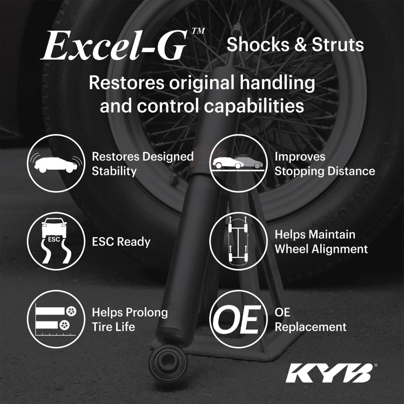 KYB Shocks & Struts Excel-G Rear JEEP Wrangler 2007-10