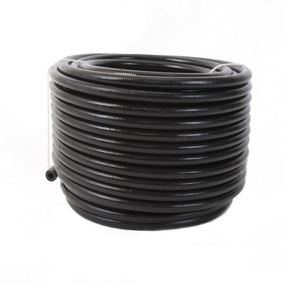 Aeromotive PTFE SS Braided Fuel Hose - Black Jacketed - AN-06 x 20ft
