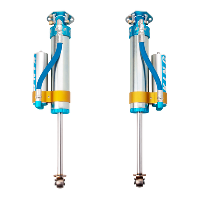 King Shocks 97-06 Jeep Wrangler TJ Rear 2.5 Dia Piggy Hose Reservoir Shock 6in Lift (Pair)