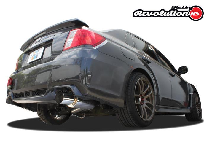 GReddy 11-14 Subaru WRX/STI (Sedan) 76mm Single Side Cat-Back Revolution RS Exhaust