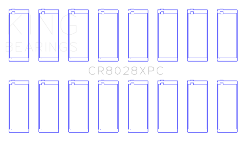King Engine Bearings Chevrolet Custom Performance Connecting Rod Bearing Set
