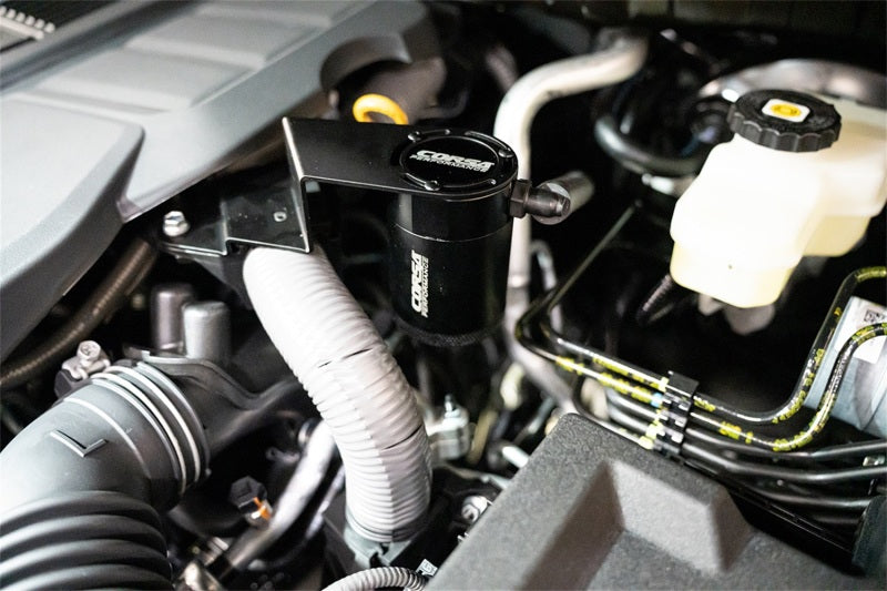 Corsa 2022-2025 Toyota Tundra 4WD 3.4L V6 Aluminum Oil Catch Can w/ Bracket