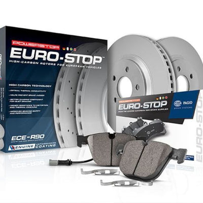 Power Stop 10-15 BMW 550i GT Rear Euro-Stop Brake Kit