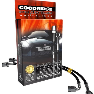 Goodridge 08-14 Subaru Impreza STi (w/Brembo Calipers) Phantom Stainless Steel Brake Line Kit