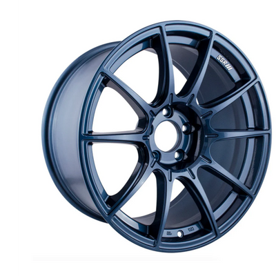 SSR GTX01 19x9.5 5x120 38mm Offset Blue Gunmetal Wheel (S/O, No Cancellations)