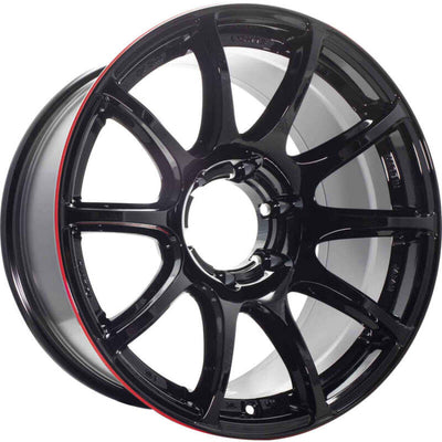 Gram Lights 57Trans-X Rev Limit 20X9.5 +25 6x139.7 Black w/ Machining E-PRO CoatT Wheel
