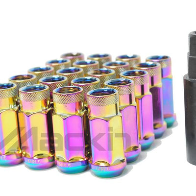 Wheel Mate Monster Locking Lug Nut Set of 4 - Black 14x1.50