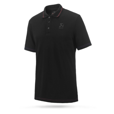 Akrapovic Corpo Polo Black Mens - XS