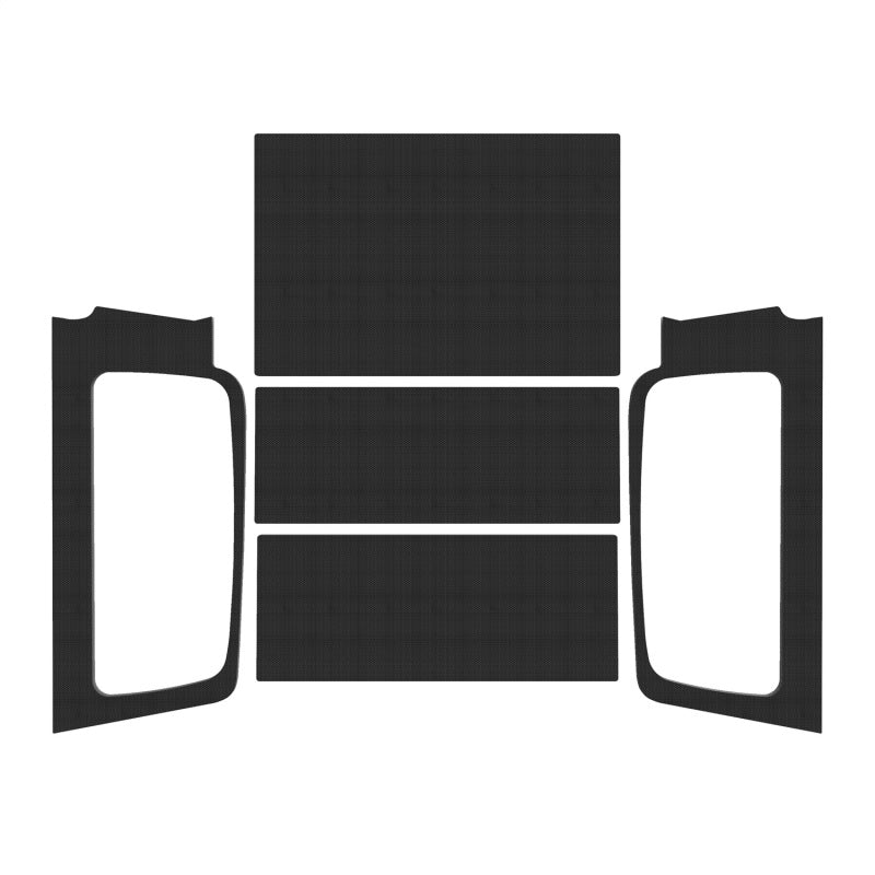 DEI 04-06 Jeep Wrangler LJ Unlimited Headliner Complete Kit - Black