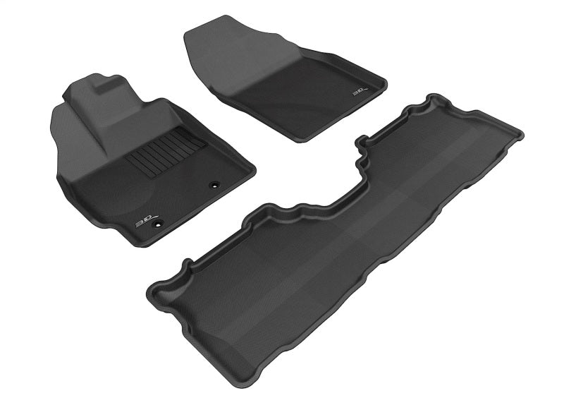 3D MAXpider 12-17 Toyota Prius V Kagu Black Full Set
